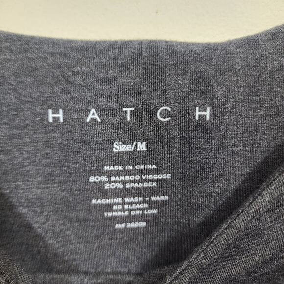 Hatch 3/4 sleeve bodycon maternity dress with shelf bra woman's size medium - Picture 2 of 7